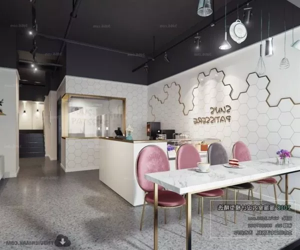 Elegant Restaurant Design Wall Decoration Interior Scene 3d model Elegant Restaurant Design Wall Decoration Interior Scene 3d model