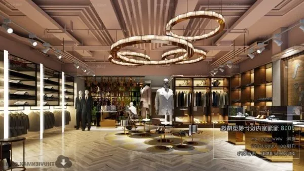 Luxury Fashion Store Interior Scene 3d model Luxury Fashion Store Interior Scene 3d model