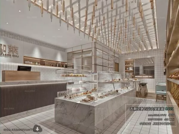 Bakery Interior Scene 3d model Bakery Interior Scene 3d model