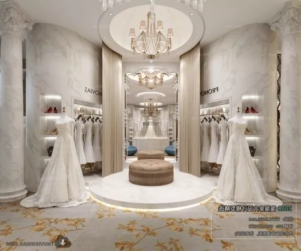 Minimalist Fashion Wedding Store Interior Scene 3d model Minimalist Fashion Wedding Store Interior Scene 3d model