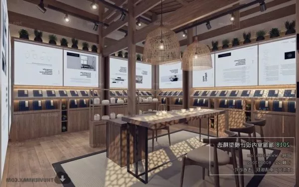 Outdoor Beer Restaurant 3d model