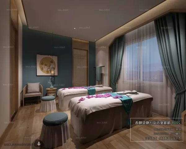 Bathroom Sauna Room 3d model