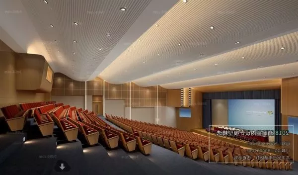 Conference Room Table Chairs Modern 3d model