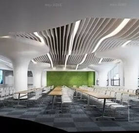 University Lecture Hall Interior Scene 3d model