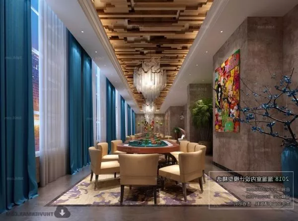 Casino Hotel 3d model