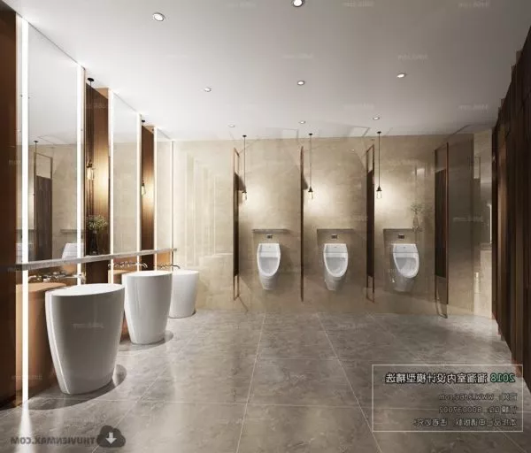 Bathroom Urinal 3d model