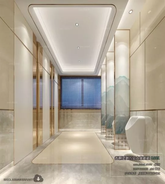 Bathroom Urinal 3d model