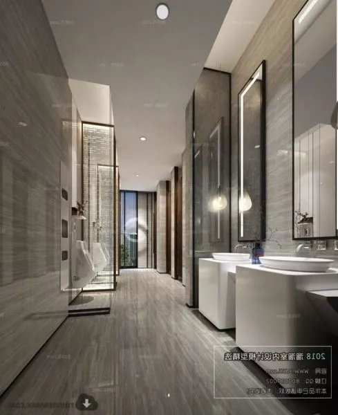 Bathroom Urinal 3d model