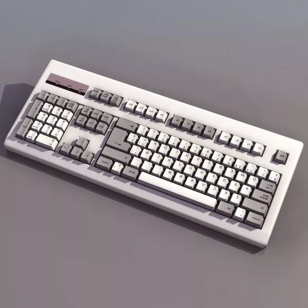 Mini Logitech Keyboard 3d model