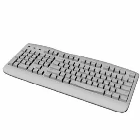 104-key Windows Keyboard 3d model