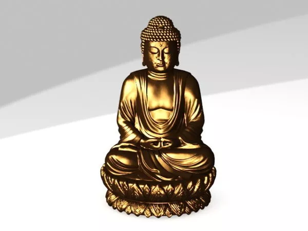 Sitting Buddha Statue 3d model Sitting Buddha Statue 3d model