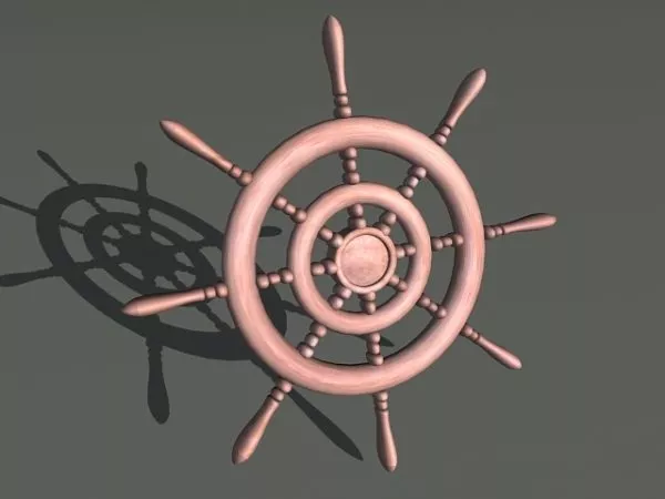 Ship Helm 3d model Ship Helm 3d model