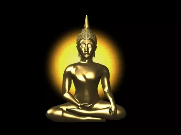 Thai Buddha Statue 3d model Thai Buddha Statue 3d model