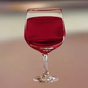 Glass Of Wine 3d model