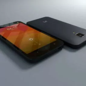 Xiaomi Mi 4 Smartphone 3d model
