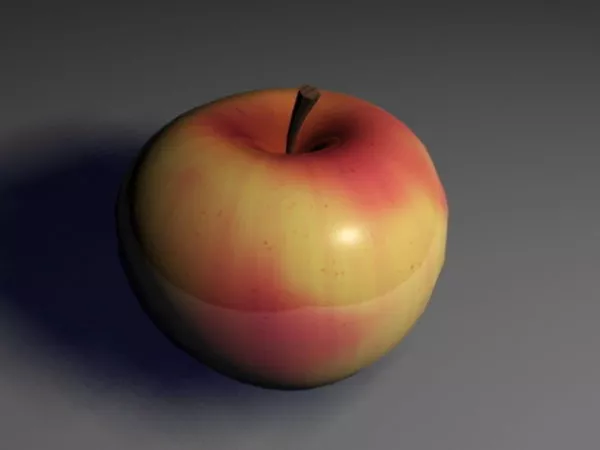 Red Apple 3d model Red Apple 3d model
