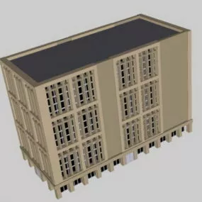 Traditional Office Building 3d model