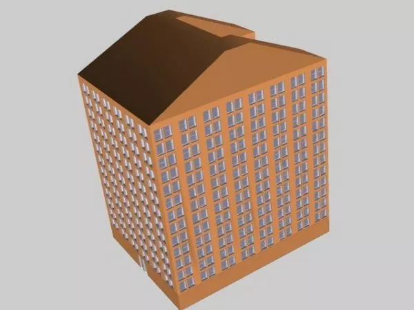 Traditional Office Building 3d model Traditional Office Building 3d model