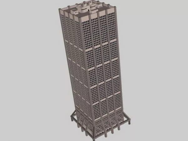 Business Center Building 3d model Business Center Building 3d model