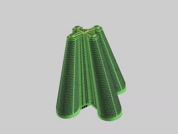 Pyramid Shaped Building 3d model Pyramid Shaped Building 3d model