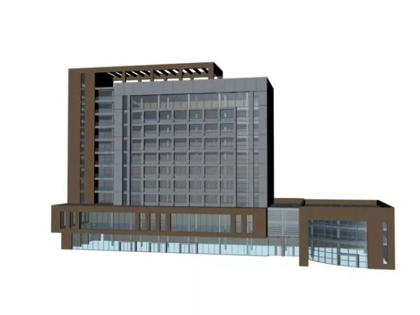 Business Center Building 3d model Business Center Building 3d model