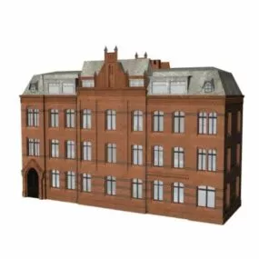Apartment Block 3d model