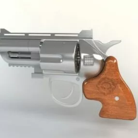 Revolver Gun 3d model
