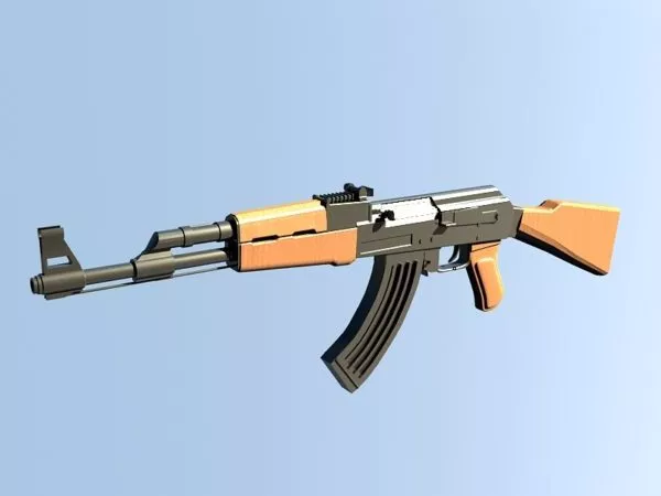Ak-47 3d model Ak-47 3d model