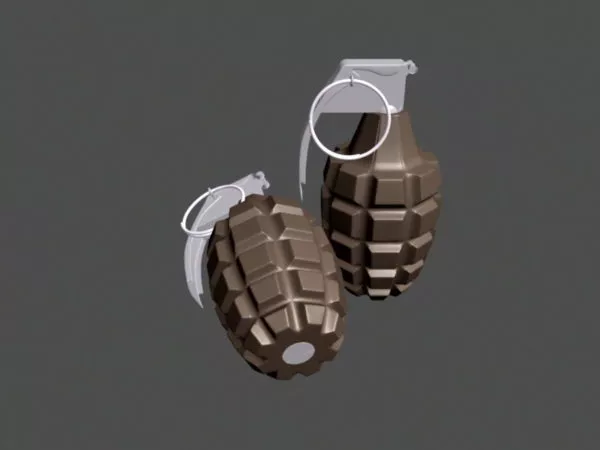 Frag Grenade 3d model Frag Grenade 3d model