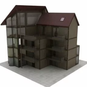 Apartment House 3d model