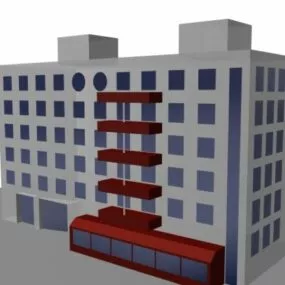 Apartment Building 3d model