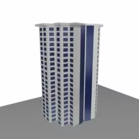 High-rise Residential Building 3d model