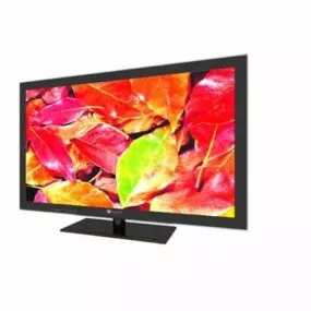 Flat Screen Tv 3d model