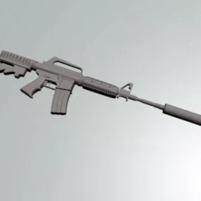 M4a1 With Silencer 3d model