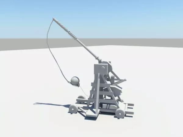 Medieval Catapult 3d model Medieval Catapult 3d model