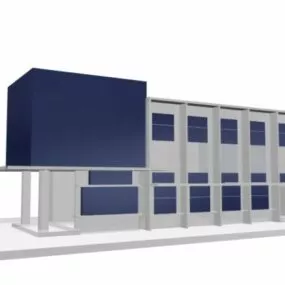 Business Office Building 3d model