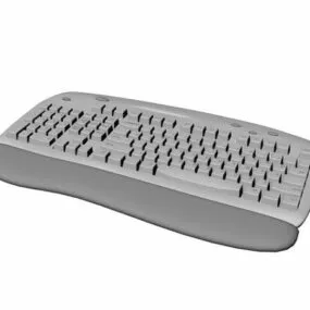 Ergonomic Keyboard 3d model