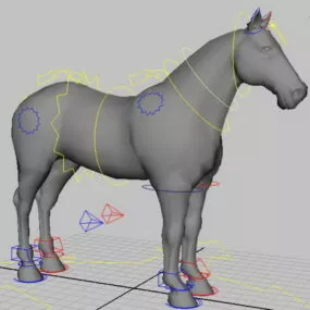Horse Rig 3d model