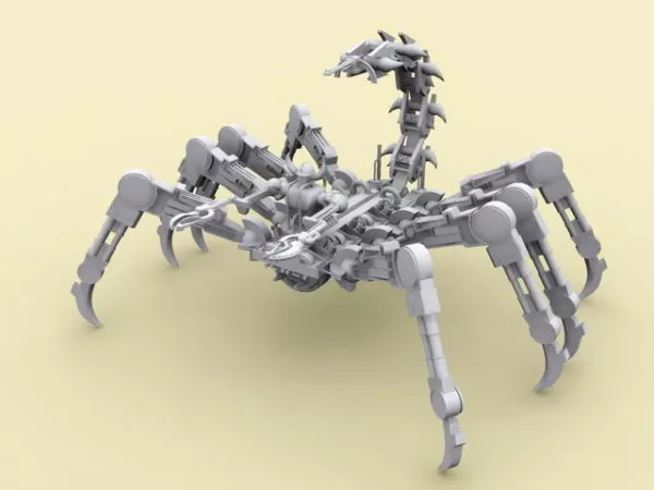 Scorpion Robot Droid 3d model
