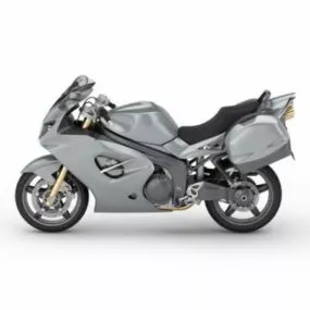 Cruiser Motorcycle 3d model