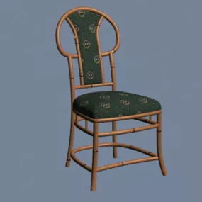 Antique Wooden Chair 3d model
