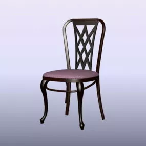 Antique Dining Chair 3d model