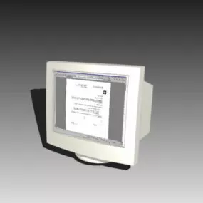 Crt Monitor 3d model