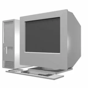 Tower Desktop Computer 3d model