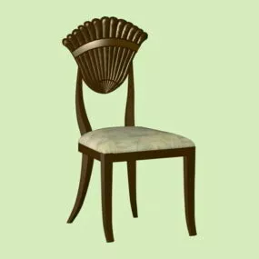 Antique Dining Chair 3d model