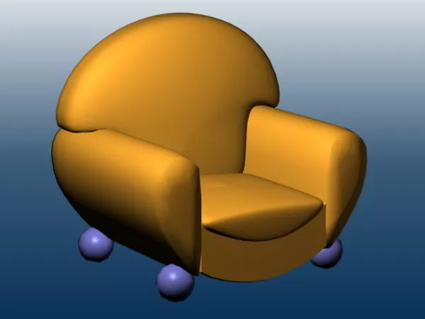 Single Sofa Chair 3d model Single Sofa Chair 3d model
