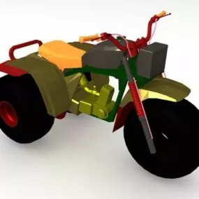 Three-wheeled Atv 3d model