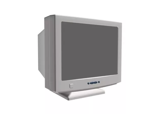 Thick Monitor Pc Lcd Gadget 3d model