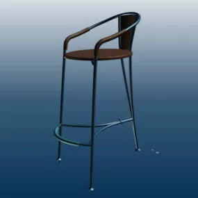 Metal Bar Chair 3d model