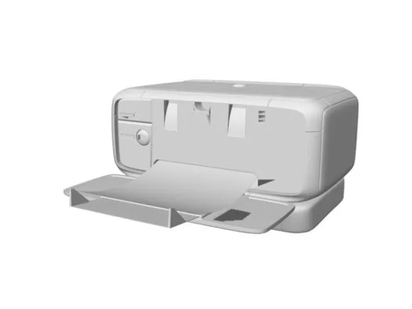 Lowpoly Inkjet Printer 3d model
